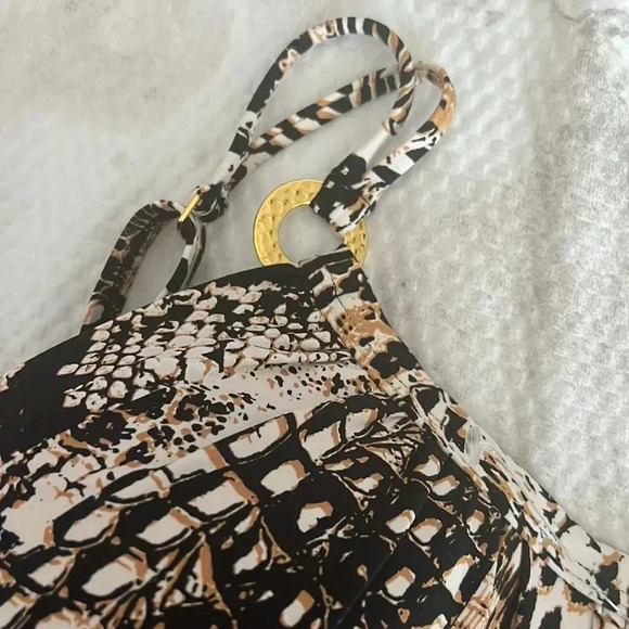 Bleu Rod Beattie Walk On The Wild Side Underwire Top Size 40D Bottom Size 14 - Picture 10 of 12